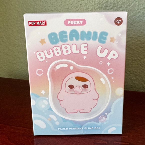 Pop Mart PUCKY BEANIE BUBBLE UP - Plush Pendant - Crying Bubble - New (opened) - Picture 2 of 5